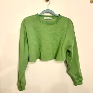 Adorable cropped green crew neck
Tag says “we wore what” not sure where i got it